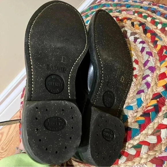 Biltrite oil resistant  cork black leather boots shoes - Picture 5 of 6